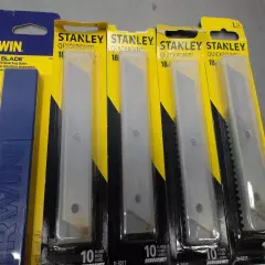 Lot of 120 NEW! 18mm Snap Blades (20) Irwin 2086404 (100) Stanley 11-301T