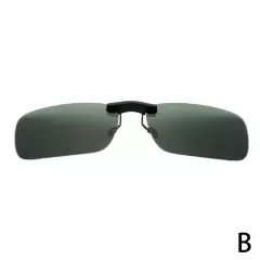 Night Vision Anti Glare Polarized Clip On Driving Glasses Sunglasses NICE