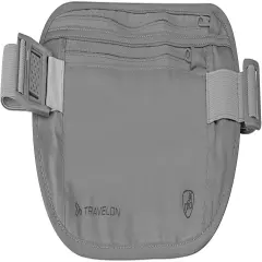 RFID Blocking Undergarment Waist Pouch, Gray, One Size