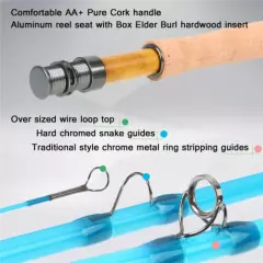 Maxcatch 8wt 8ft Saltwater Fiberglass Fly Fishing Rod with Cordura Tube