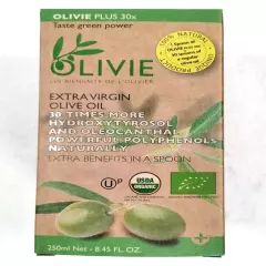 Organic High Polyphenol Rich Extra Virgin Olive Oil OLIVIE Plus 30X BB 5/ 25 2G1