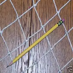 10' X 12' COLLEGE PROFESSIONAL BASEBALL IMPACT NETTING 2" #48 TEST 480 LBS 