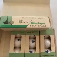 Vintage “Park Macgregor “4 New Boxes. 12 Golf Balls