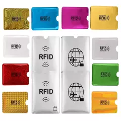 16 RFID Blocking Sleeves Envelopes(10 Credit Card Holders&4 Passport Protectors)