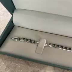 mens sterling silver bracelet