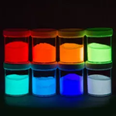 Alumiglow Heat Cured Glow Powder Paint for Tungsten Ice Fishing Jigs + More