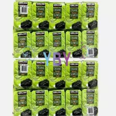 2 Packs Kirkland Signature Organic Roasted Seaweed Snack 10*0.6 OZ Each = 20 ct