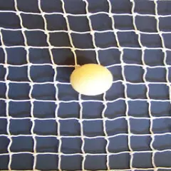 10' x 3' WHITE SQUARE MESH NYLON 3/4" - #18 GOLF IMPACT NET 190 lb. test