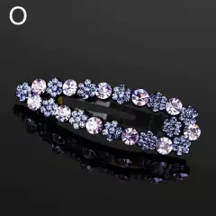 Women Girls Bling Crystal Hairpins Rhinestone Hair Clip Pins Barrettes Headwear