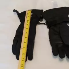 Hestra Men's size 8 black Winter gloves. Warm and Cozy.