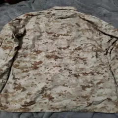 US MARINE CORP DESERT CAMO Shirt MENS medium reg COAT BUZZ OFF INSECT SHIELD