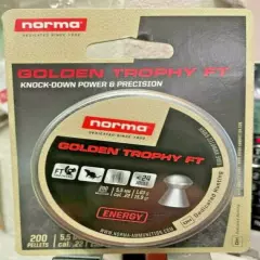 Norma, Golden Trophy FT, 200 Count, .22, ENERGY, Knock-Down Power & Precision 