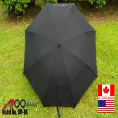 A99 Golf Double Canopy Golf Umbrella Wind-Proof Black 58" metal free 