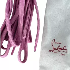 Christian Louboutin Pink Sneaker Laces