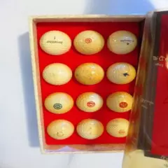 AN ANTHOLOGY OF THE GOLF BALL FROM ORIGINAL MOLDS DATING 1899 TO 1984.