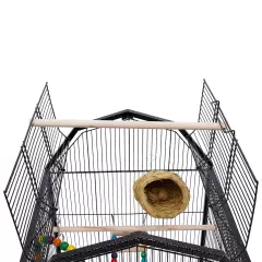 Bird Cage Large Pet cage Wheels Parrot Parakeet Canary Finch Conure with Stand