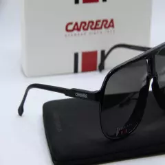 NEW CARRERA 1047/S 807M9 POLARIZED BLACK AUTHENTIC SUNGLASSES W/CASE 62-10