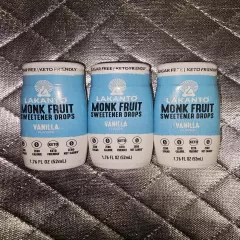 Lakanto Liquid Monkfruit Extract Drops - Zero Calorie/Zero Sugar Lot Of 3