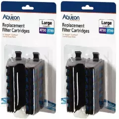 Aqueon 4 Count Replacement Internal Filter Cartridges Large for QuietFlow