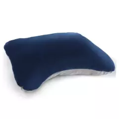  Memory Foam Camping Pillow for Sleeping Dark Blue Combined With Gray