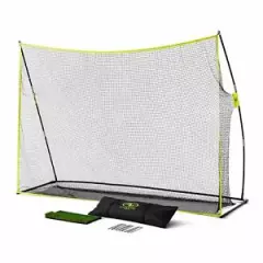 Athletic Works Large Golf Training Net with Hitting Mat Net Size 10ft x 7ft, NEW