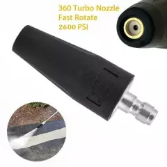 High Pressure Washer Jet Wash Dirt Blaster Rotating Turbo Tip Spray Nozzl M2G5