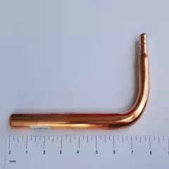 50 PIECES LEAD FREE COPPER STUB OUT ELBOW FOR 1/2" PEX TUBING 3 1/2" X 8"