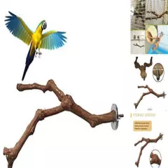  Parrot Perches,Natural Birdcages Stands Birds Perch Climbing Paw Types-A