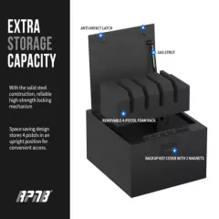 RPNB Gun Safe DOJ Certified Biometric Fingerprint Quick-Access Firearm Safety 