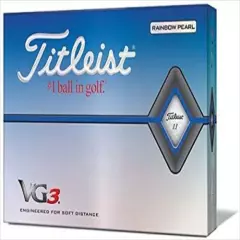 Titleist Golf Ball VG3 2020 Rainbow Pearl White 1 dozen (12 pieces) Japan New