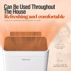 70 Pint Dehumidifier 4500 Sq.ft For Large room,Home,Auto Defrosting,24-Timer