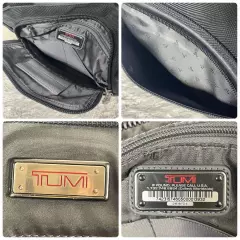 Tumi Tote Bag Business Name Tag Black 26187D4