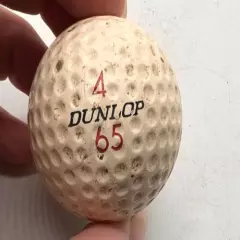 VINTAGE DUNLOP 4 65 OLD GOLF BALL COLECTABLE 