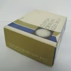 Box of Vintage CUSTOM DESIGNED GOLF BALLS (12) Marked AASC