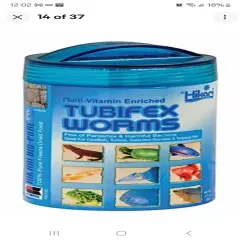 Pack Of 2 Hikari Freeze Dried Tubifex Cubes .78 oz.