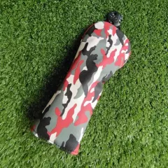 Red Camouflage Golf Club Driver/Fairway Wood/Hybrid 1 3 5 UT Head Cover 