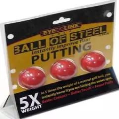 EYELINE GOLF BALL OF STEEL PUTTING TRAINING AID