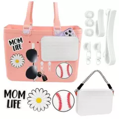 Accessories Set for Bogg Bag,Silicone Phone Holder with Charms for Bogg Bag,3 