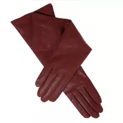 Elbow Real Sheep Leather Gloves Long Lambskin Evening Gloves Multi Colors