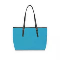 Turquoise Luxury PU Leather Shoulder Bag, Fashionable Designer Handbag