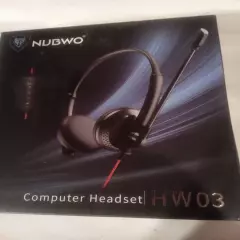 NUBWO HW03 USB Headset with Microphone for PC - Headphones with Microphone fo...