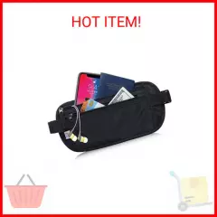 RFID Blocking Travel Wallet - Money Belt & Passport Holder, Travel Fanny Pack fo