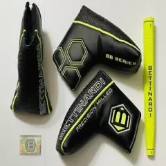 Rare Bettinardi Black & Neon Blade Putter Headcover, Grip & Shaft Band Sticker