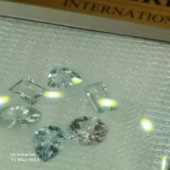 2.8cts 6x Natural Aquamarine Santa Maria Blue