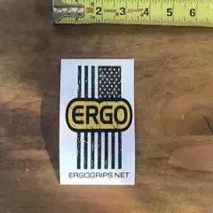 Ergo Grips Flag Shot Show 2022 Sticker/Decal Tactical AR AK Hunting Approx 3x4”