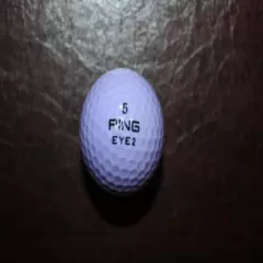 VINTAGE PINK AND LAVENDER PING EYE 2 GOLF BALL 