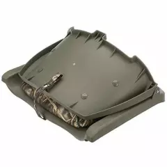  98391GNMX Padded Boat Seat, Camouflage, Molded Plastic Frame, 20 Inches W x 