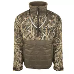 NEW DRAKE WATERFOWL LST GUARDIAN FLEX DOUBLE DOWN EQWADER 1/4 ZIP PULLOVER 3XL