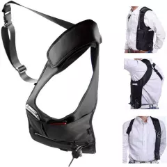 Men Security Holster Strap Messenger Bags Underarm Shoulder Bag Burglar Phone Po