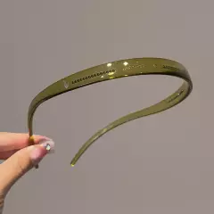 Sunglasses Shaped Headband Plastic Transparent Non-slip Hair Hoop Hair Tool